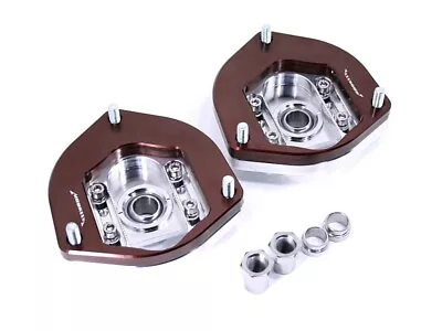 MOOKEEH Double Decker Adjustable Front Camber Plates For VW MK5 MK6 Golf Jetta • $329.99