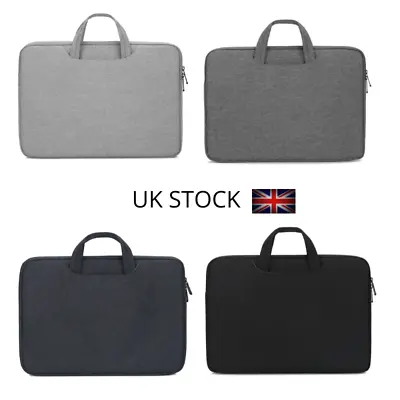 Waterproof Laptop Sleeve Case Bag For Macbook Surface Pro Chromebook Slim • £8.99
