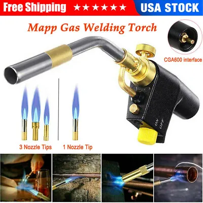 Mapp/Map Propane Torch Head Trigger Start Welding Brazing Torch Welding Flame • $32
