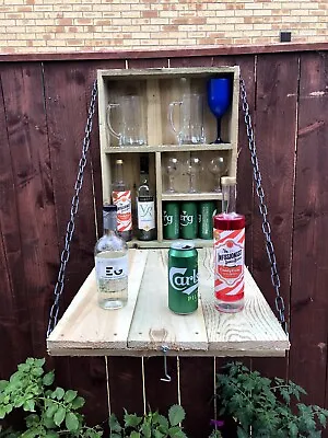 Garden Bar Drop Down Garden Bar Murphy Bar Space Saver Bargin Bar Home Bar • £60