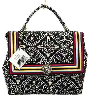 Vera Bradley Julia Barcelona Purse Shoulder Bag Black New W/Tags Retails $52 • $32.80