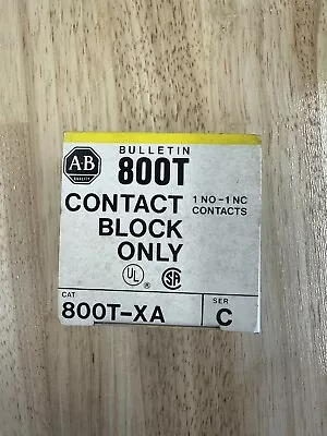 Allen Bradley 800T-XA Contact Block 800TXA • $12.77