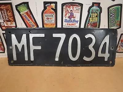 New Zealand  VINTAGE 1930s MF7034 RARE LICENSE PLATE • $54.95