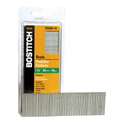 £28.05 • Buy Stanley Bostitch, 3000 Pack, 18 Gauge 1-3/8  Dark Brown Brad