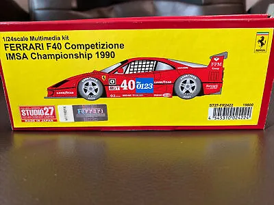 1/24 Studio27 Ferrari F40 IMSA Competizione Alpha Model Mfh Hiro Fujimi Tamiya • $170