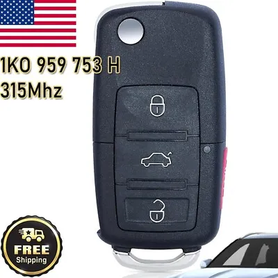 For Volkswagen Jetta Golf Replacement 315MHz Remote Car Key Fob HLO1K0959753H • $16.95