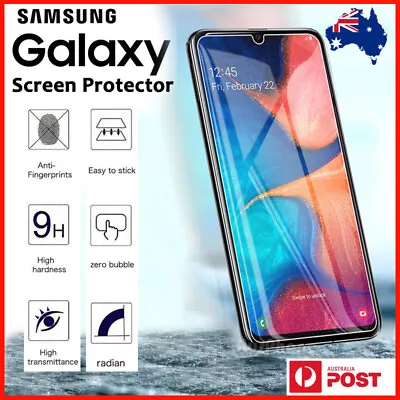 Samsung Glass Screen Protector S23 S22 S21 S20 Note S10 Plus Ultra Tempered AU • $6.11