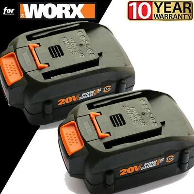 2pack For WORX 20V MAX Extend Lithium Battery 20 Volt WA3520 WA3525 WA3575 WG155 • $36