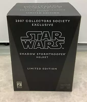 Master Replicas Star Wars Shadow Stormtrooper Helmet Limited Edition 2007 • $1699.99