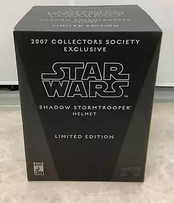 Master Replicas Star Wars Shadow Stormtrooper Helmet Limited Edition 2007 • £1367.27