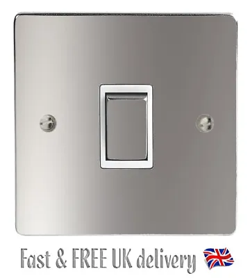 Plain Silver Light Switch Sticker Vinyl / Skin Cover Decal • £2.35