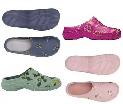 Womens/Ladies Clogs Briers Gardening Shoes Soft Sole Slip On Lightweight UK 4-8 • £15.49