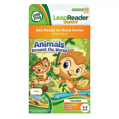 LeapFrog LeapReader Junior Book: Animals Around The World (works W/ Tag Junior) • $10.12