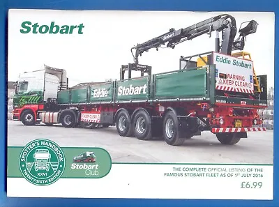 STOBART SPOTTER'S HANDBOOK.2016.SIZE 21 X 14.5cms • £5