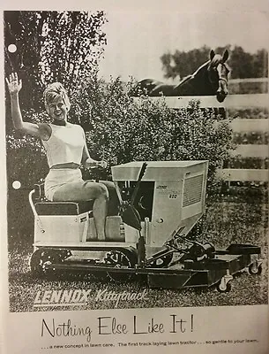 Lennox Kittytrack Garden Tractor Lawn Mini Dozer Crawler Sales Brochure +BONUS • $78.99