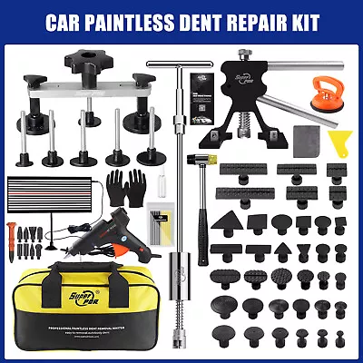 Car Paintless Dent Puller Lifter Glue Gun PDR Tool Repair Removal Hail Tabs Kit • £78.99