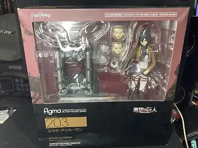 Max Factory Figma 203 ATTACK ON TITAN MIKASA ACKERMAN  • $51.78