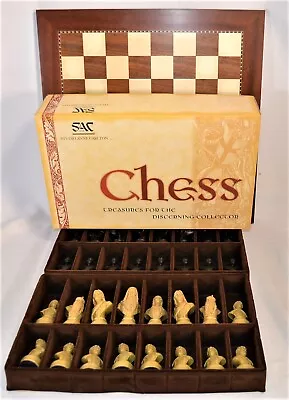 £280 • Buy Lord Of The Rings Sac Studio Anne Carlton Chess Set With Handmade Sac Board