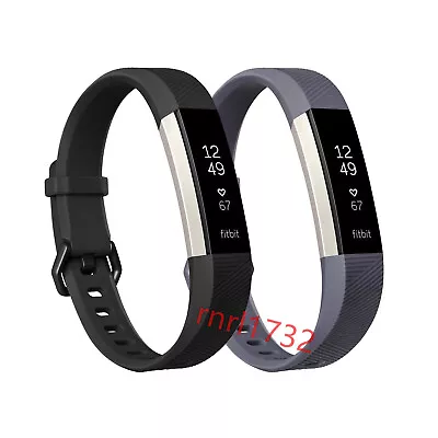 Fitbit Alta HR Fitness Wristband Activity Tracker Black Coral Small / Large Band • $109.99