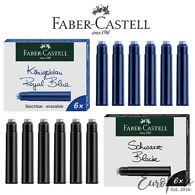 Faber Castell Standard International Size Ink Cartridges - Black Or Blue • £3.45
