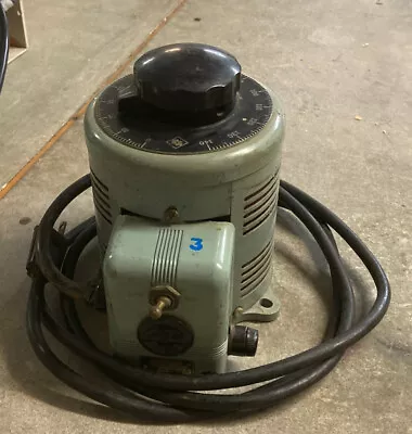 SUPERIOR ELECTRIC Powerstat 116 Variable Autotransformer • $50