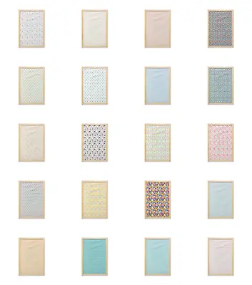 Ambesonne Pastel Design Wall Art With Frame For Bathrooms Living Room Dorms • $74.99