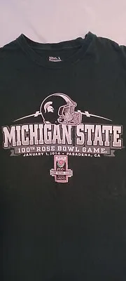 Michigan State Spartans Football 2014 100th Rose Bowl Jansport T-Shirt Women L • $11.99