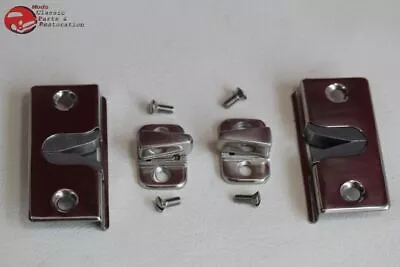 32 Ford Door Alignment Male Female Dovetail Set Of 4 Stainless Closed Car Truck • $71.99