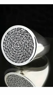 Islamic Mens Ring 925 Sterling Silver 99 Names Of Allah Asma Ul-Husna New 13 • $45