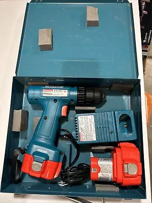 Makita 6222D Cordless Drill Driver W/ CASE - 9.6V Ni-Cd - TESTED / WORKING EUC • $65