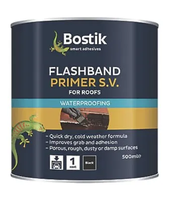 £12.99 • Buy Flashband Primer Stik Flashing Black 1Litre Roof Waterproofing (Roof Repairs)
