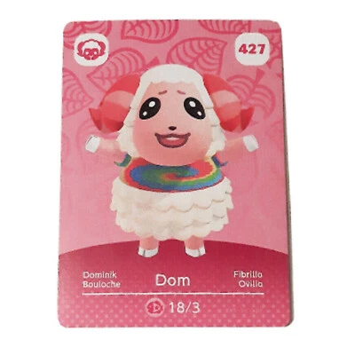 $6.95 • Buy Animal Crossing Series 5 Amiibo Cards New Horizons - Dom 427