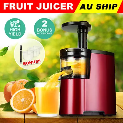 Cold Press Juicer Slow Masticating Juice Squeezer Fruit Vegetable Extractor 150W • $73.95