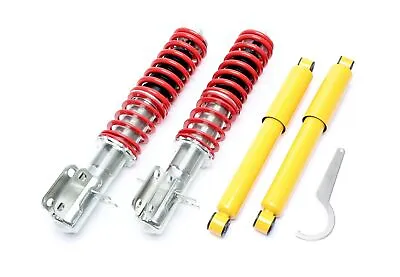 TA TECHNIX COILOVERS - VW CADDY Mk1 14 Front Adjustable Suspension +rear Shocks • $399