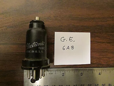 $7.95 • Buy Vacuum Tube Lot C Six Tubes Metal Case Type Vintage Used