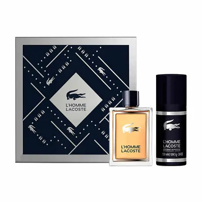 100ml L'homme Lacoste 100ml Edt 2pc Gift Set With 150ml Deodrant Genuine • £42.99