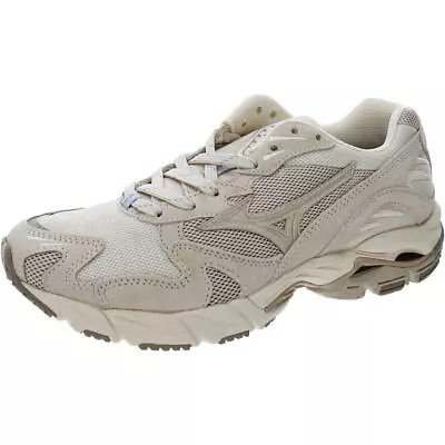 Mizuno Womens Wave Rider 10 Beige Gym Running Shoes 6.5 Medium (BM) BHFO 7816 • $59.99