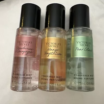 Lot Of 3 Victoria’s Secret Fragrance Mist 2.5 Oz. Each • $24.50