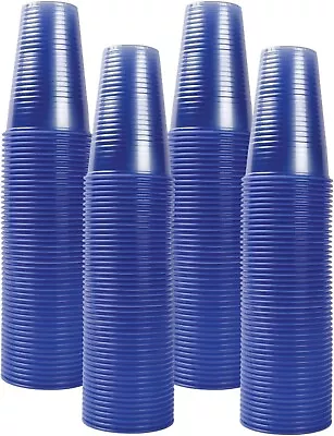 7oz Blue Plastic Cups - Reusable And Recyclable BPA Free Cups - Eco-Friendly • £4.99