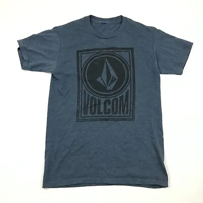 Volcom Shirt Size Extra Small XS Adult Blue Adult Short Sleeve Tee Casual Modern • $18.77