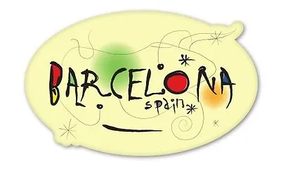 Barcelona Oval Car Vinyl Sticker - SELECT SIZE • $3.89
