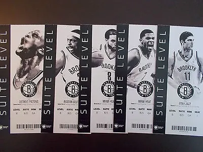 Brooklyn Nets 2013-14 NBA Ticket Stubs - One Ticket - SEE LISTING • $5.95