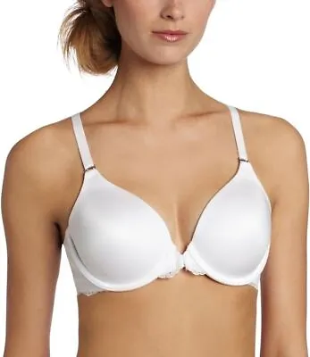 New Maidenform Women's The One Fab Fit T-Back Lace Bra White Size 38DD • $16.99