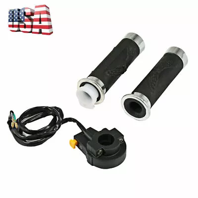 Handlebar Throttle Grips W/ Kill Switch For 49cc 66cc 80cc Motorized Bicycle New • $10.99