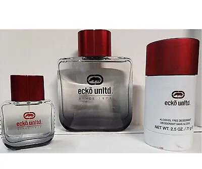 Ecko Unltd 72 By Marc Ecko 3pc Set-3.4 Oz Edt Spray+0.5 Oz Edt Mini+2.5 Oz Deo • $59.99