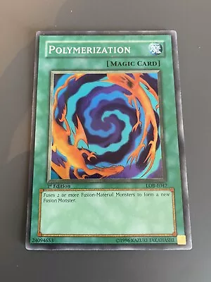 YuGiOh Polymerization LOB-E047 1st Edition Listing No2 • £1