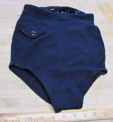 Vintage USN WW2   US Navy Swimsuit Military Blue Wool Swimsuit • $27