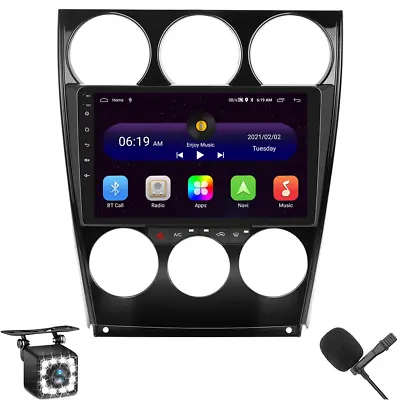 Android 13 Car Stereo Radio Player GPS Navi WiFi For Mazda 6 2004-2015 + Camera • $136.99