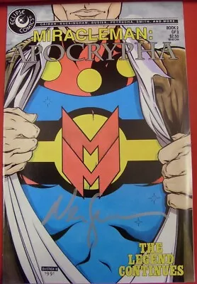 $20 • Buy Miracleman Apocrypha 2 Eclipse Comic Signed Neil Gaiman Buckingham 1992 Vf+