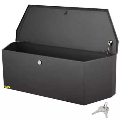 VEVOR Trailer Tongue Tool Storage Box 36 X 12 X 12 Inch Carbon Steel + Lock Keys • $45.55